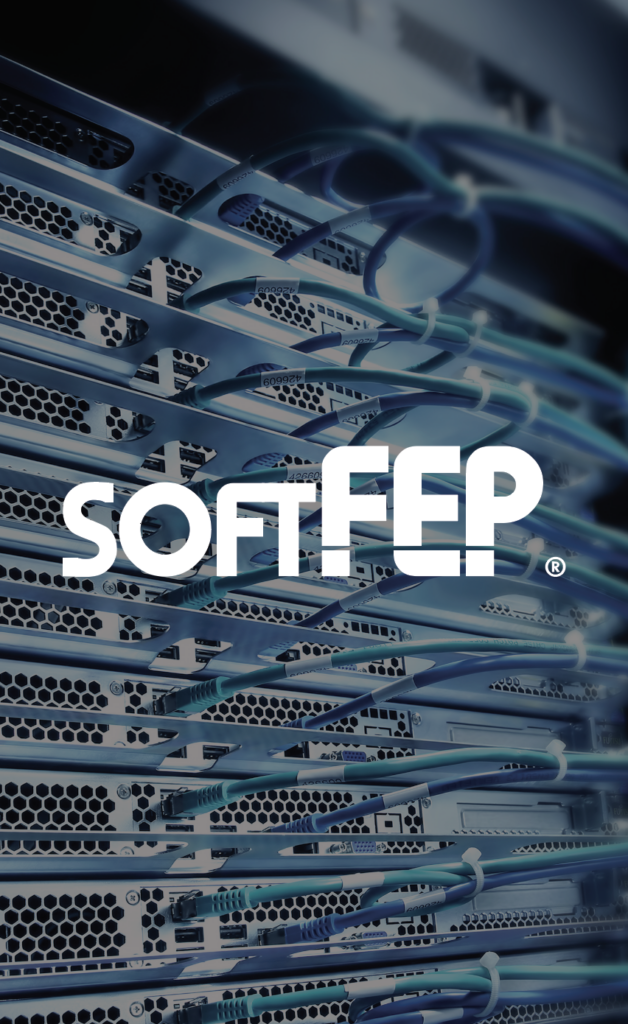 softFEP logo over a rack image